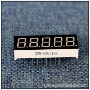 5 digit 7 segment led numeirc display